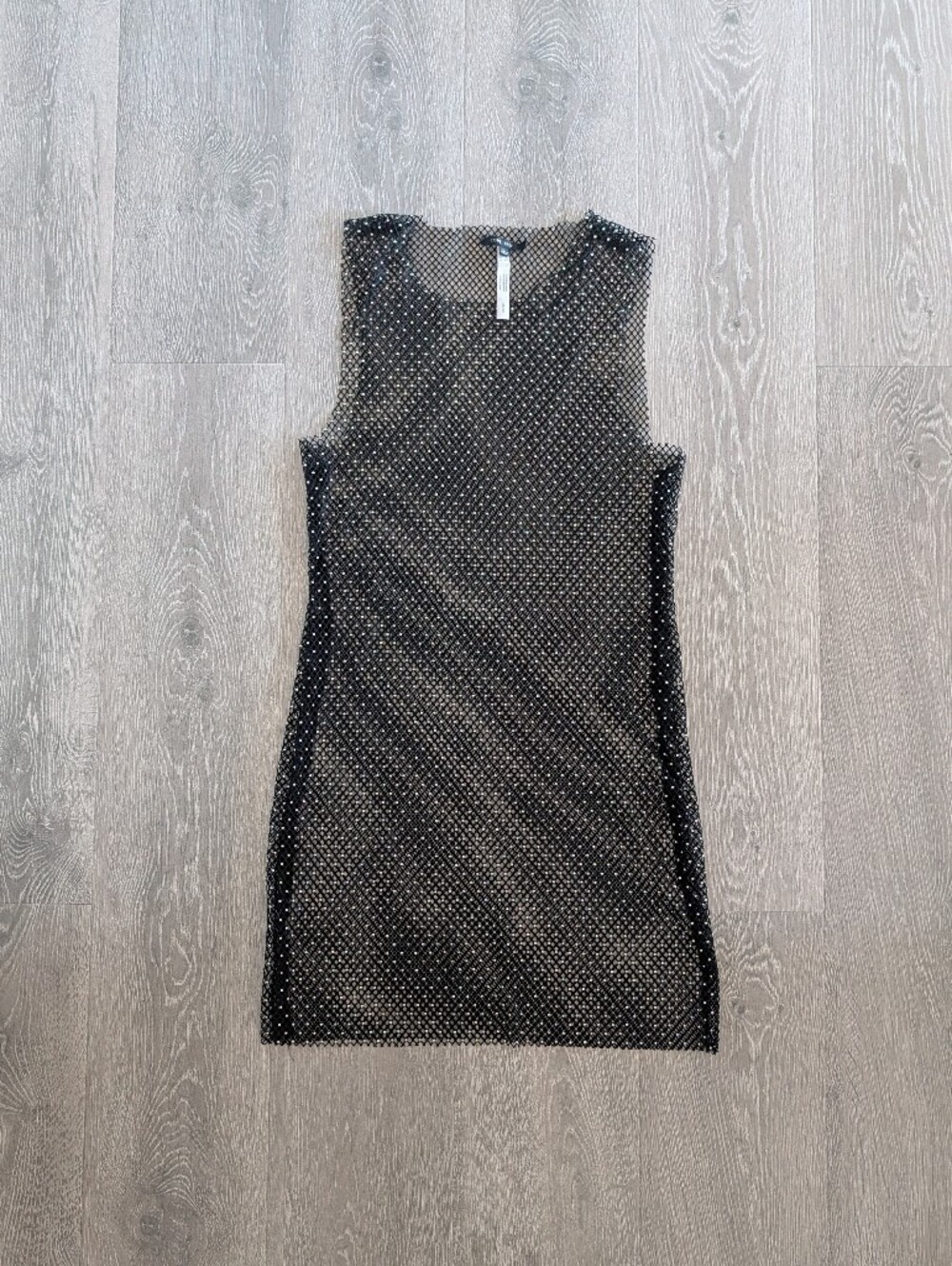 Love Tree Sequin Mesh Dress - Size L